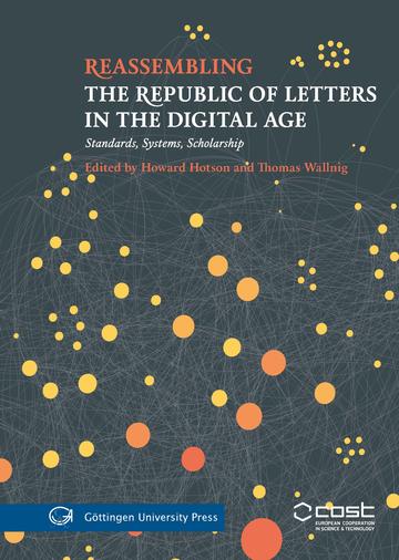 Book cover for reassembling the republic of letters